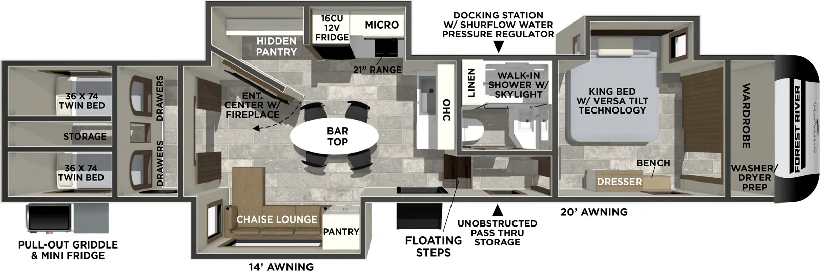 36BR3 Floorplan Image